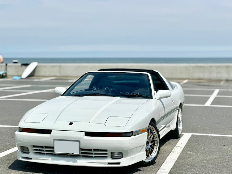 スープラの納屋物レーシング・17年ぶりの公道復活・自作LEDバルブ・海🌊・潮まみれの愛車に関するカスタム事例の投稿画像5枚目