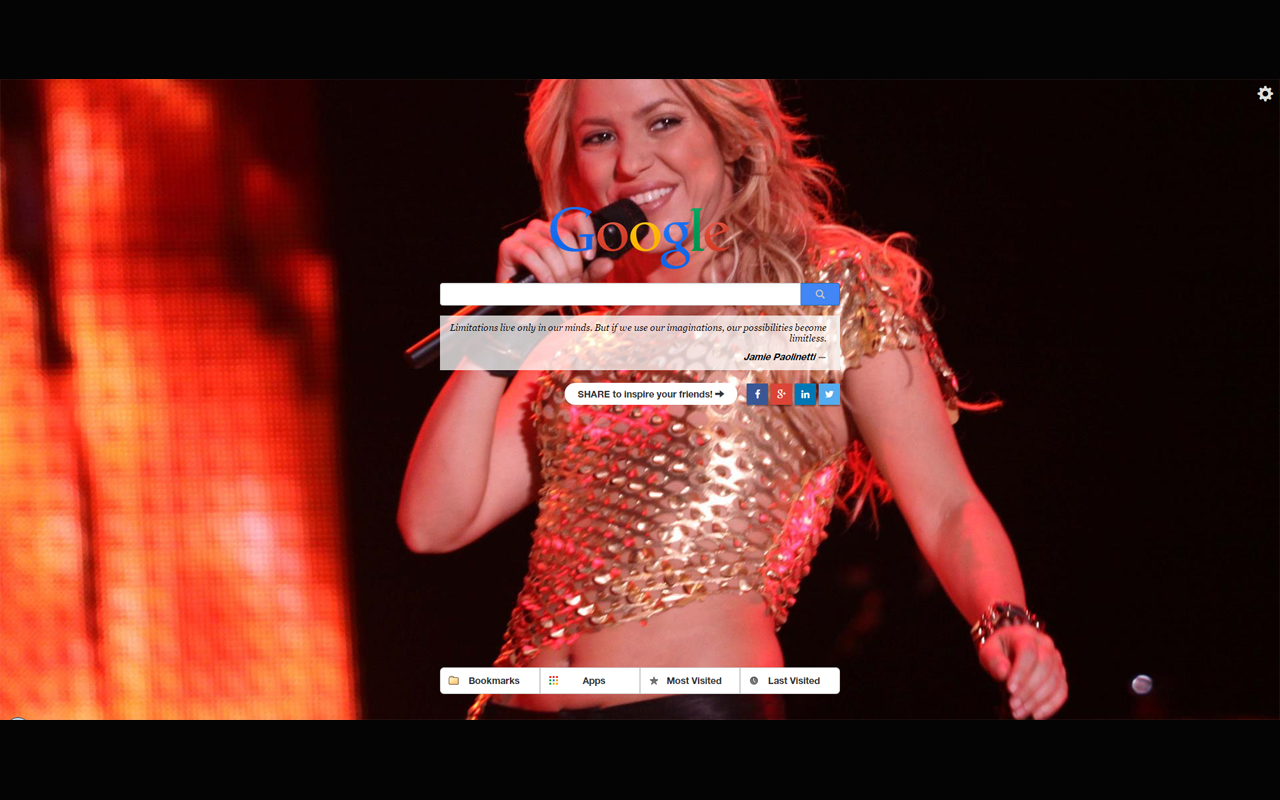 Shakira New Tab Preview image 5