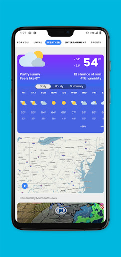 Screenshot NewsPop Local & Weather