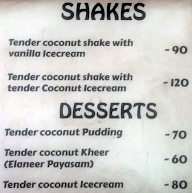 Coco Island - Omr Food Street menu 1