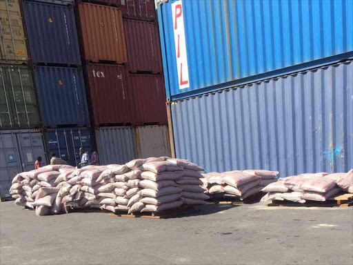 The cocaine seized at the Port of Mombasa from the MSC Posetano / ELKANA JACOB