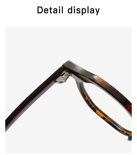 Title 4, Retro Niche Texture Board Eyeglass Frame