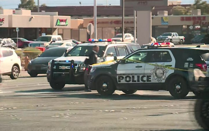 Police teams arrive at scene of active shooter in Las Vegas