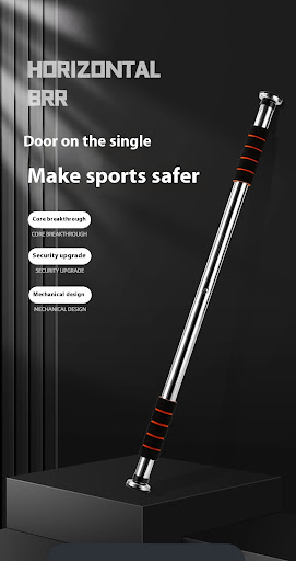 Title 12, Indoor punch-free horizontal bar for door, pull...