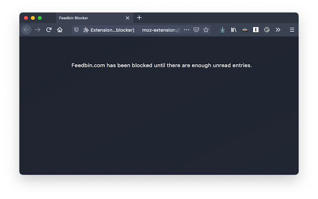 feedbin-blocker chrome extension