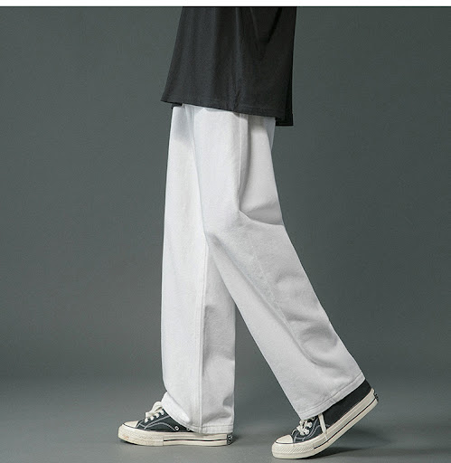 Title 17, Spring and Autumn Retro Denim Pants Men