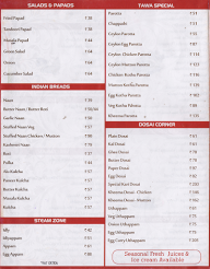 Anjappar menu 3