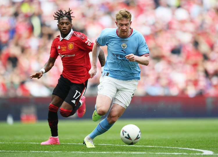 Kevin de Bruyne of Manchester City. SHAUN BOTTERILL/GETTY IMAGES