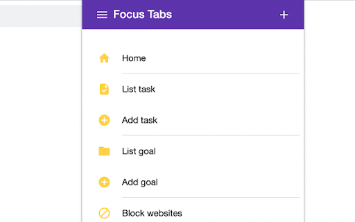 Focus Tabs