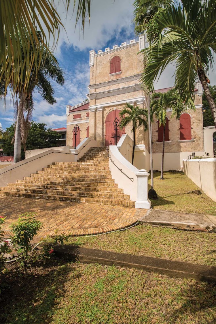 Frederick Lutheran Church in Charlotte Amalie, St. Thomas, capital and largest city of the U.S. Virgin Islands.