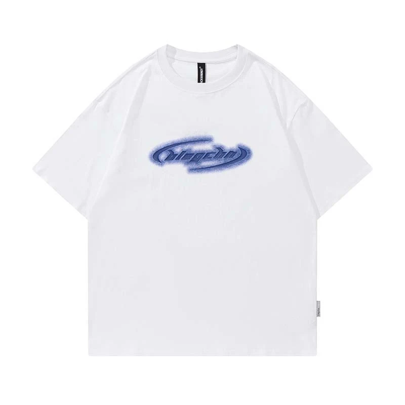 Title 3, Fashionable loose printed short sleeve t-shirt,...