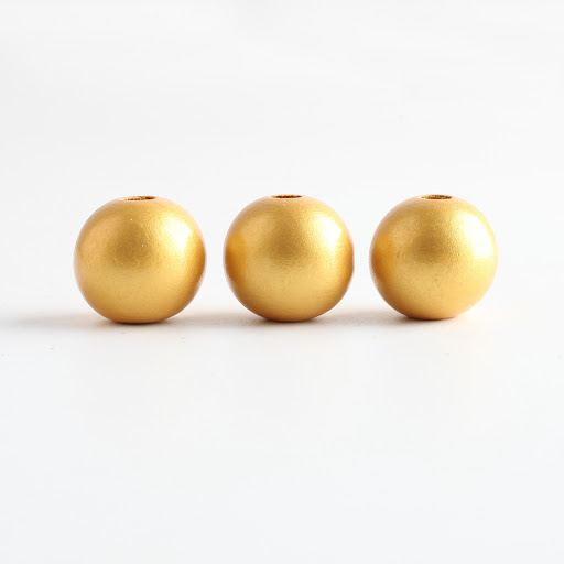 Title 4, 20MM Colorful Wooden Bead Grass Wood Dyed Beads...