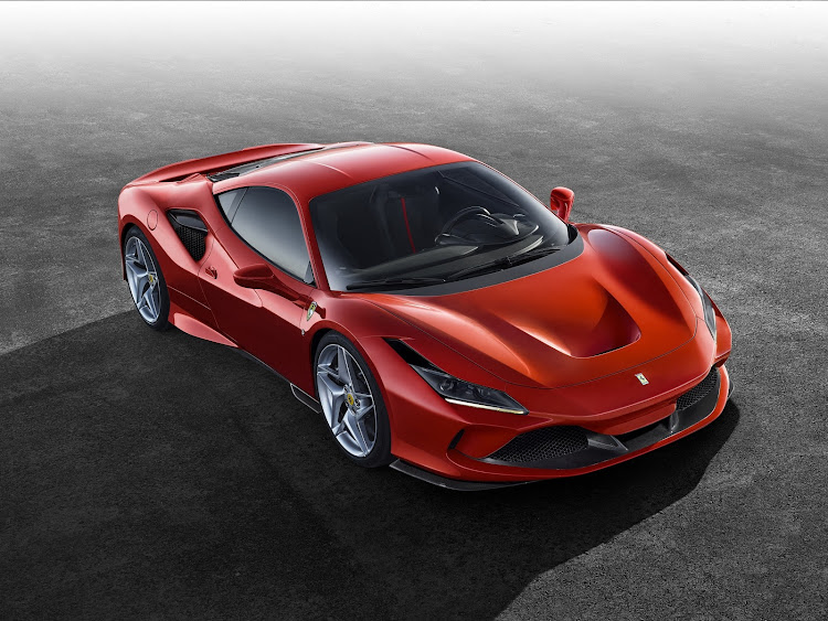 The F8 Tributo replaces the 488 GTB and has been created as the tribute model to Ferrari’s award-winning twin-turbo V8 engine. Picture: SUPPLIED