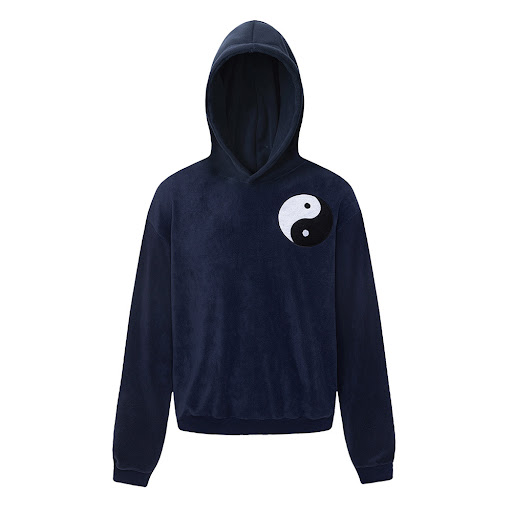 Title 6, Mens Yin And Yang Gossip Pattern Embroidered H...