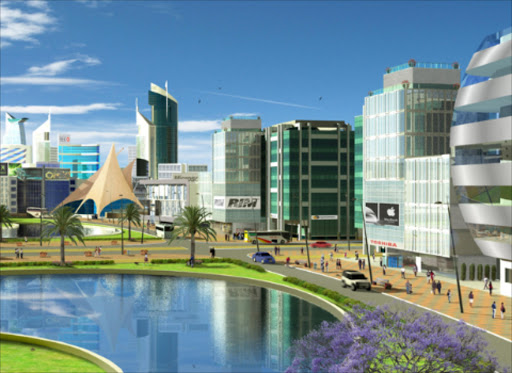 A graphical presentation of Kenya's 7 billion dollar Konza City