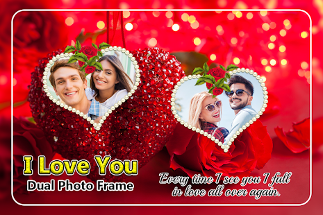 I Love You Dual Photo Frame For Pc Windows And Mac Free Download