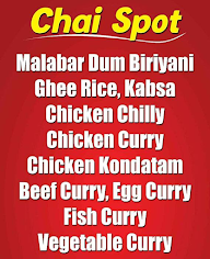 Aabi's Chai menu 1