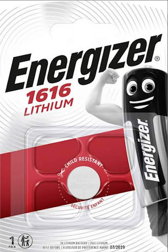 pile energizer CR1616 lithium