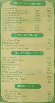 Hot & Spot Fast Food menu 2