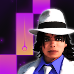 Cover Image of Download Black Or White - Michael Jackson Beat Neon Tiles 1.0 APK