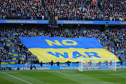 Scenes at the Etihad Stadium in Manchester before the derby mach between Manchester City and Manchester United. 