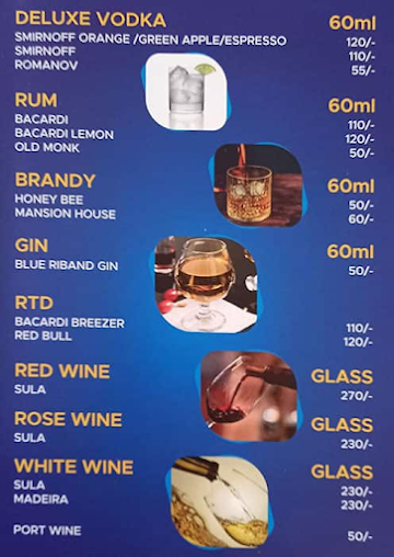 Anand Bar Seafood Restaurant menu 