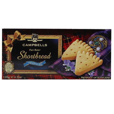 Campbells Short Bread - Pure Butter Triangles - 120 g