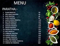 Chahat Food Fun menu 2