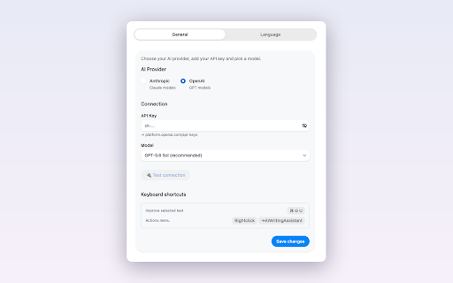AI Writing Assistant screenshot 1