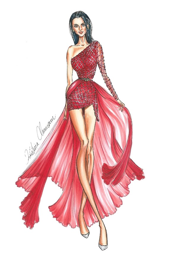  Fashion  Design  Flat  Sketch  Android Apps on Google Play