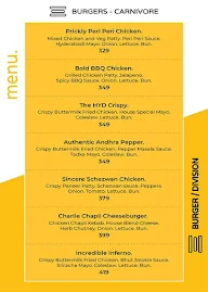 Burger Division menu 3