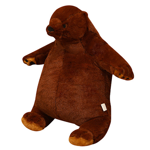 Title 5, Cute Brown Bear Sleeping Pillow Plush Toy Doll ...