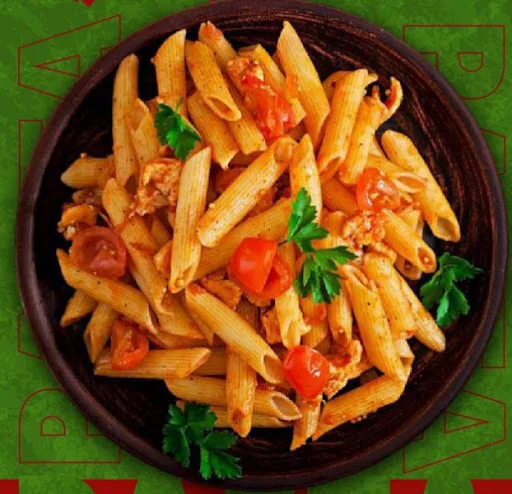 Paneer Pasta (Red Sauce)