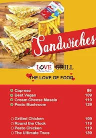 Love Grill menu 7
