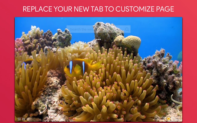 Aquarium Live Wallpaper HD Custom New Tab