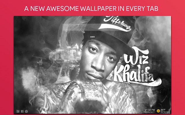 Wiz Khalifa Wallpaper HD Custom New Tab