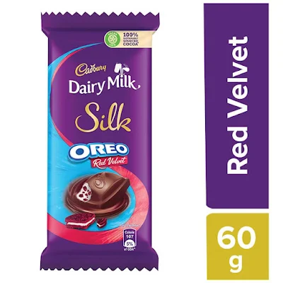 Cadbury Dairymilk Silk Oreo Red Velvet 60 Gm