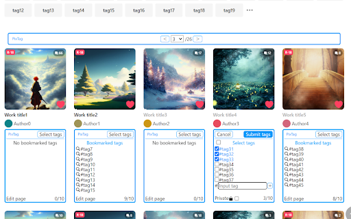 PixTag ~pixiv Bookmark Tag Manager~