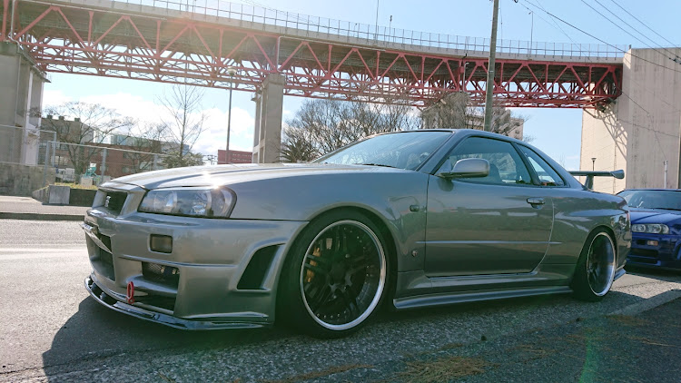 WRX STIの今年最後のコラボ・若戸大橋・R34のG半端ねー(´･∀･｀)・R34&WRX・怪しい人が、...に関するカスタム事例の投稿画像20枚目