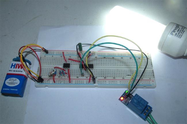 Wireless Switch Circuit in action