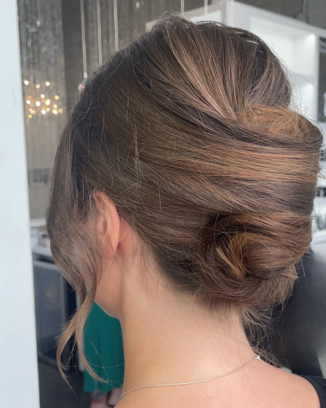 Glamour Glaze Bun Hairstyle