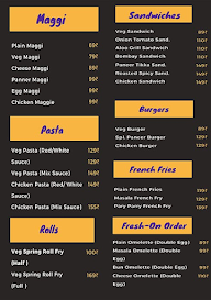 Snack Shot menu 1