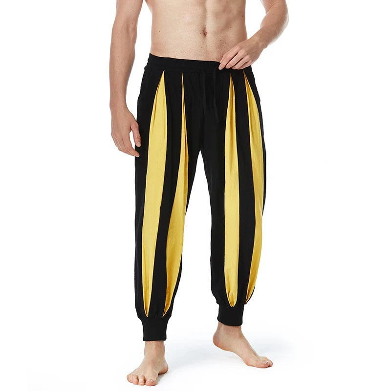 Men's Color Matching Casual Trousers for Everyday Wear. Comfortable, Stylish, and Versatile. Perfect for a Modern Look a