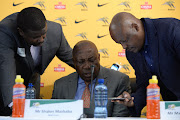 Ephraim Shakes Mashaba during the South African national soccer team press conference at SAFA House on March 17, 2015 in Johannesburg, South Africa.