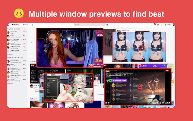 Twitch Preview Lite