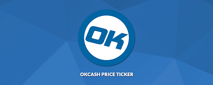 Okcash Price Ticker marquee promo image