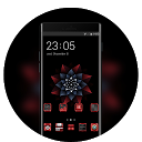 Télécharger Theme for Gionee S6 Pro abstract dark red Installaller Dernier APK téléchargeur