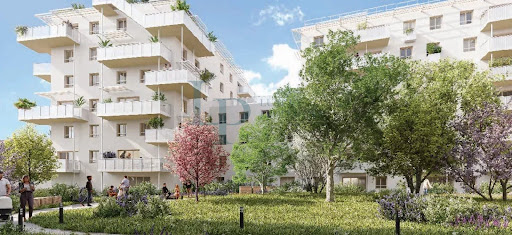 Modern buildings with balconies and landscaped garden - Luxury apartment / penthouse for sale in Annecy, 4 rooms