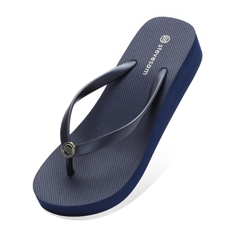Title 4, Strand slippers voor dames met sleehak, dikke z...