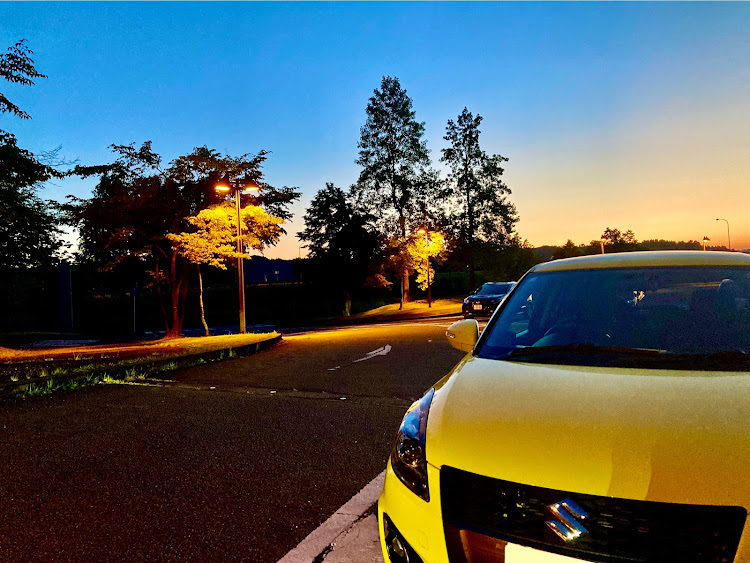 スイフトスポーツの梅雨の晴れ間・ドライブ・夏至・夏至の夕陽に関するカスタム事例の投稿画像1枚目